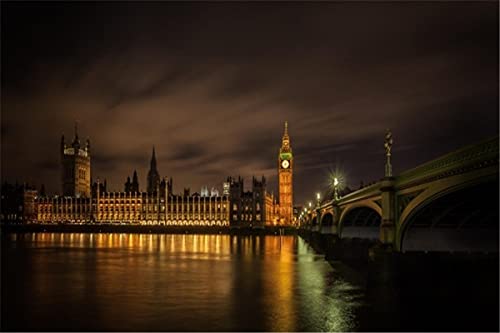 Rompecabezas De Bricolaje 1000 Piezas Palacio De Londres De Westminster Big Ben Decoración Ensamblada Regalos De Juegos Familiares Y Juguetes Educativos Para Niños Adultos