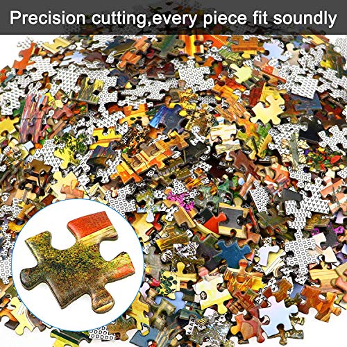 Rompecabezas Puzzle 1000 Piezas, Marvel Puzzle Paisaje de Globos Puzzle Educa Inteligencia Jigsaw Puzzles con Marco Puzzles de Suelo para Niños Adultos (Paisaje de Globos -2)