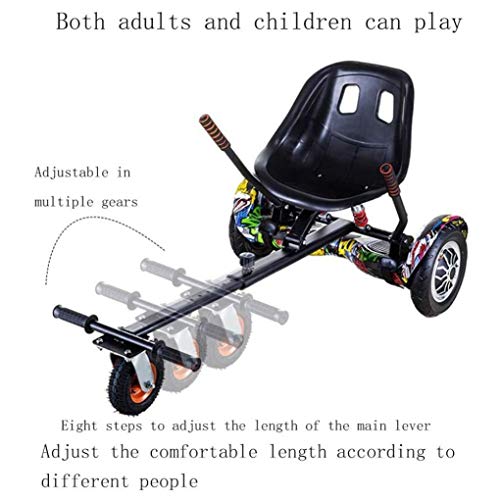 RONGJJ Hoverboard, Carro Flotante Ajustable, Accesorio Autoequilibrante para Automóvil Diseño Extraíble De Dos Plazas Compatible con Classic 6.5 Pulgadas