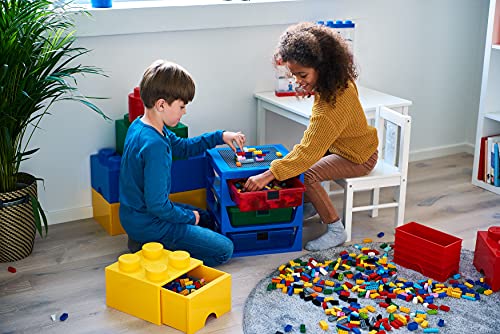 Room Copenhagen-LEGO Ladrillo 4 pomos, 1 cajón, caja de almacenaje apilable, 4,7 l 40051732