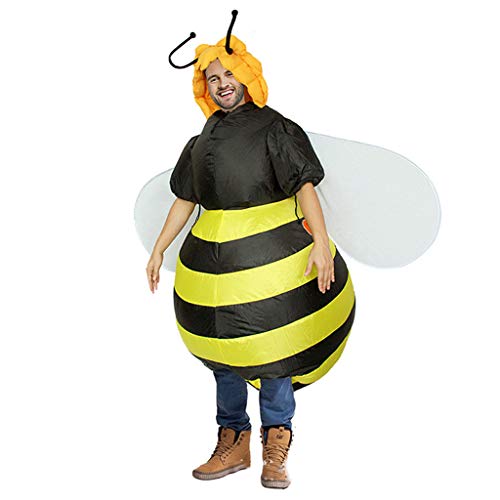 Ropa Inflable de Halloween, Juego de rol de Adulto de Cuerpo Completo de Abeja, Carnaval navideño, Fiesta de Rendimiento Entre Padres e Hijos