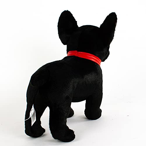 Rothenburg - Peluche de bulldog francés, 30 cm, color negro