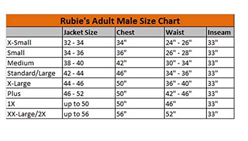 Rubbies - Disfraz de conejito para hombre, talla 48 (15558STD)