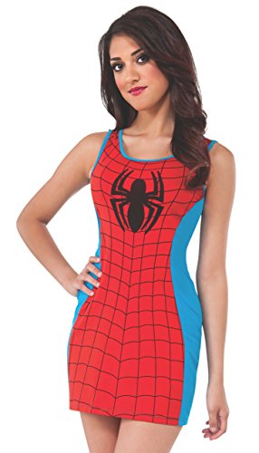 Rubies Disfraz para Mujer, Marvel Universo para Adulto, Spiderman, Multicolor, Mediano