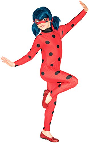 Rubies TF1 Licences – i-620794s – Disfraz clásico Ladybug Miraculous – Disfraz + máscara – Talla S