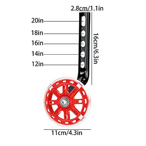 Ruedines de Entrenamiento para Bicicleta Infantil, Bicicleta Infantil Ruedines, Ruedines Bicicleta, Ruedines, Ruedas Estabilizadoras (4)