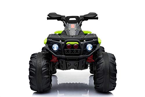 RunRunToys Quad Maverick 12V 4 Motores, Color Verde (MULTIMEC 4036)