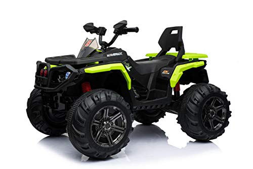 RunRunToys Quad Maverick 12V 4 Motores, Color Verde (MULTIMEC 4036)