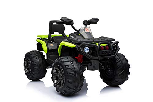 RunRunToys Quad Maverick 12V 4 Motores, Color Verde (MULTIMEC 4036)