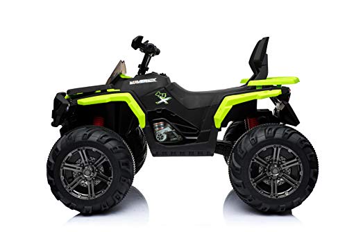 RunRunToys Quad Maverick 12V 4 Motores, Color Verde (MULTIMEC 4036)