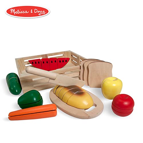 Sablon- Cutting Food Set Comida de Juguete de Madera, Multicolor (10487)