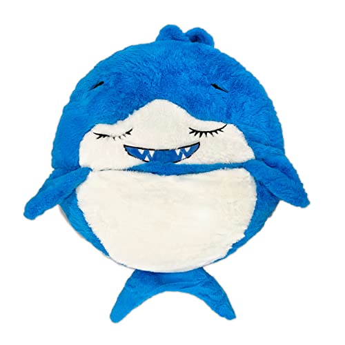 Saco de Dormir Niños Almohada Peluche Convertible 2 en 1【 Saco Infantil Tiburón Shark Sandy 135 cm 】 Dreamy Friends