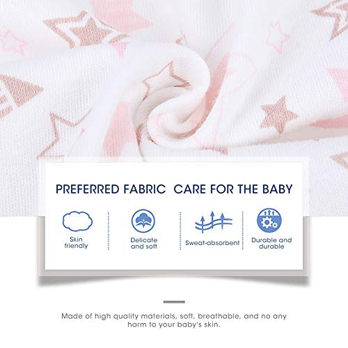 Saco de Dormir para Bebé 1 Tog, 3-6 Años Saco de Dormir para Bebé Agradable para la Piel 18 36 Meses 2.5 Tog Hermoso Patrón Adorable para Dormir Bien(METRO)