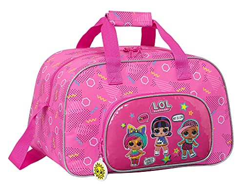 Safta Bolsa de Deporte de Lol Surprise! Art Club, 400x230x240 mm, Rosa Fucsia