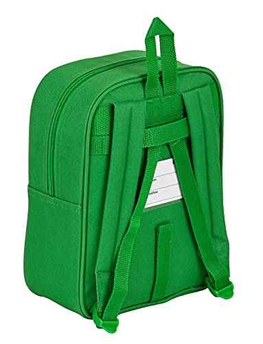 Safta Mochila Infantil de Real Betis Balompié, 220x100x270 mm, Verde