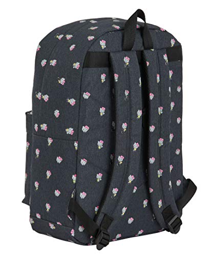 Safta Mochila Portátil 15.6" de Hello Kitty Happiness, 320 x 140 x 430 mm, Gris