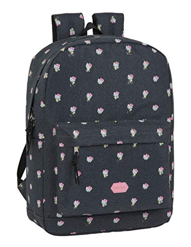 Safta Mochila Portátil 15.6" de Hello Kitty Happiness, 320 x 140 x 430 mm, Gris