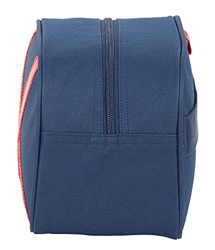 Safta Neceser Escolar Infantil Mediano con Asa de Munich Spike, 260x120x150 mm, Azul Marino