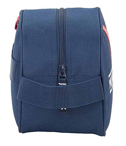 Safta Neceser Escolar Infantil Mediano con Asa de Munich Spike, 260x120x150 mm, Azul Marino