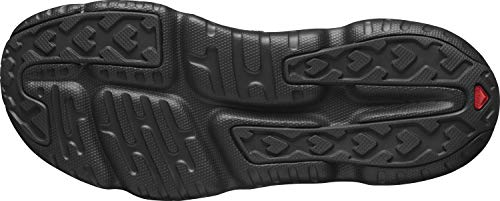 Salomon Reelax Slide 5.0 Hombre Zapatos de recuperación, Negro (Black/Black/Black), 45 ⅓ EU