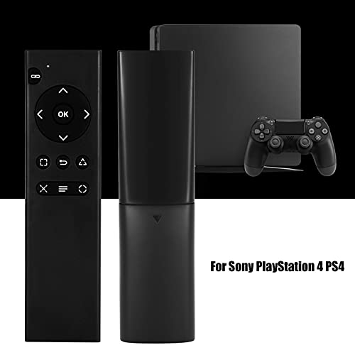 SALUTUY Control Remoto para PS4, para Sony Playstation 4 PS4 Control Remoto Multimedia con DVD 2.4Ghz Controlador De Medios Inalámbrico con Receptor USB para Consola PS4, Negro