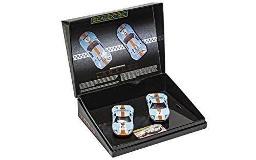 Scalextric C4041A 1969 GT40 Gulf Edition Twin Pack Edición Limitada