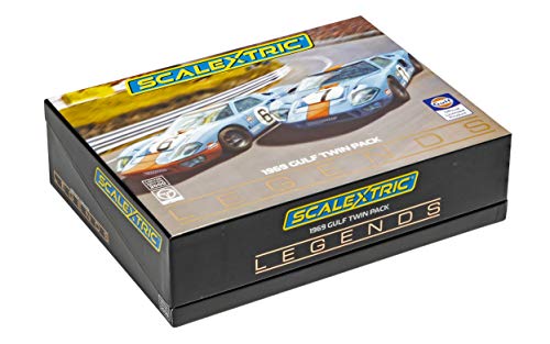 Scalextric C4041A 1969 GT40 Gulf Edition Twin Pack Edición Limitada