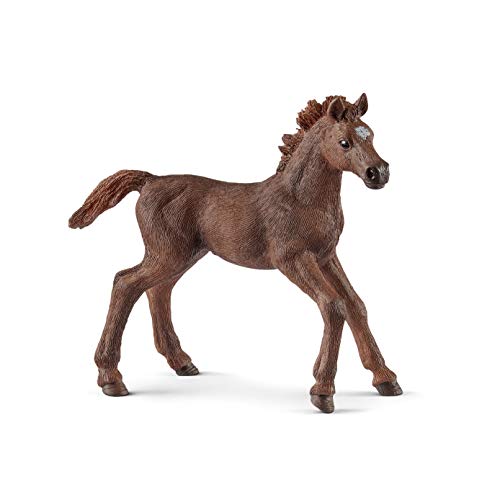 Schleich-13857 Potro purasangre inglés, Multicolor (13857)