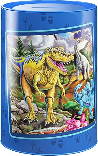 Schmidt Spiele 56916 Dinosaurios Puzzles en Hucha, 100 Piezas