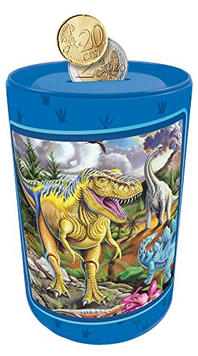 Schmidt Spiele 56916 Dinosaurios Puzzles en Hucha, 100 Piezas