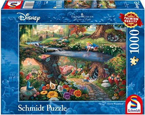 Schmidt Thomas Kinkade: Disney-Rompecabezas de Alicia en el País de Las Maravillas (1000 Piezas) (59636)