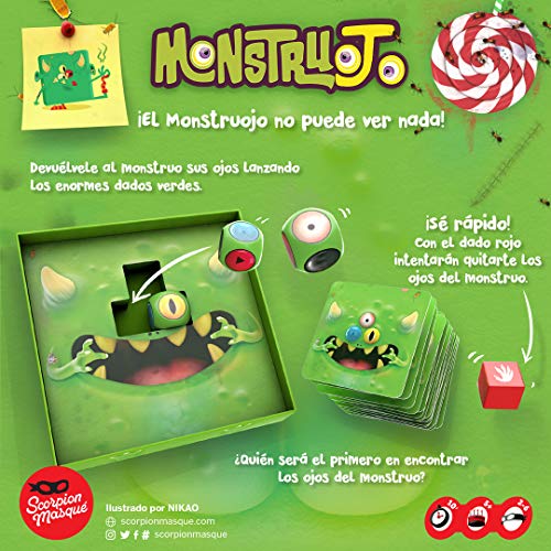 Scorpion Masque- Monstruojo - Español, Color (Asmodee SMTE0001)