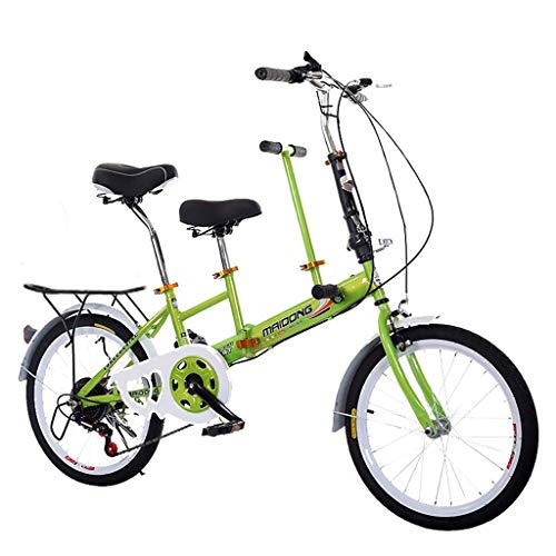 SEESEE.U Bicicleta de Bicicleta para niños de 20 Pulgadas, Bicicleta Plegable Ligera extraíble para Padres e Hijos pequeña Bicicleta Plegable portátil