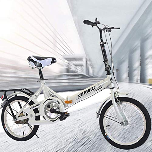 SEESEE.U Bicicleta de montaña Outroad de 20 Pulgadas, Mini Bicicleta Plegable Liviana, pequeña Bicicleta portátil Plegable Mini Bicicleta compacta de Ciudad, Bicicleta Adulta Femenina Bicicleta plega