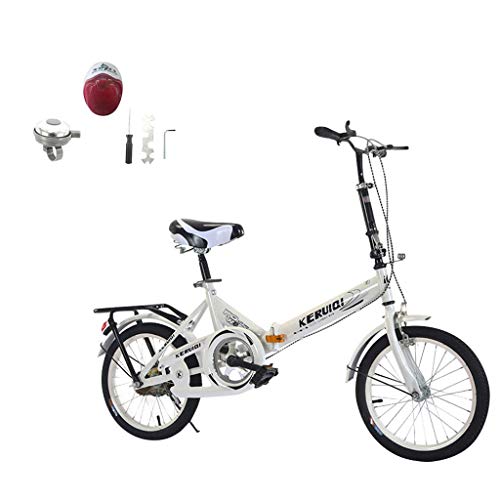 SEESEE.U Bicicleta de montaña Outroad de 20 Pulgadas, Mini Bicicleta Plegable Liviana, pequeña Bicicleta portátil Plegable Mini Bicicleta compacta de Ciudad, Bicicleta Adulta Femenina Bicicleta plega