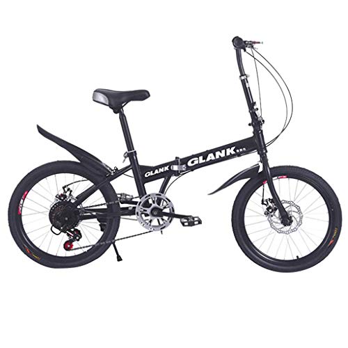 SEESEE.U Bicicleta de montaña Plegable de 20 Pulgadas, Bicicleta de MTB, Bicicleta Plegable Ciclismo de cercanías Bicicleta Plegable Bicicleta de Coche para Estudiantes Adultos de Mujer Ligera Alta r