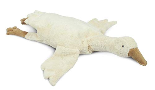 SENGER Tierpuppen Peluche de ganso grande, color blanco