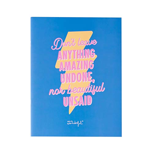 Set de dos libretas A4 grapadas - Don’t leave anything amazing undone