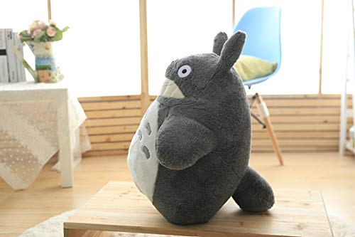 SHANGZHIQIN Cartoon Movie Soft Totoro Plush Toy, Soft Stuffed Pillow, Cartoon Totoro Sofa Cushion Toy para fanáticos 55 cm