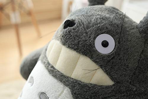 SHANGZHIQIN Cartoon Movie Soft Totoro Plush Toy, Soft Stuffed Pillow, Cartoon Totoro Sofa Cushion Toy para fanáticos 55 cm