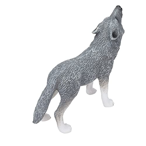 Shanrya Juguetes de Figura de Lobo, Modelo de Animal de Lobo ártico Imaginativo Realista para Decoración de Tartas para Colección