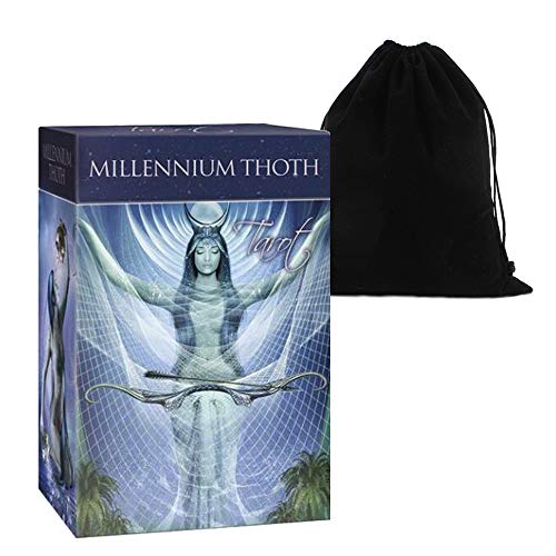 Shop4top Millennium Thoth Tarot Cards Deck and Bag