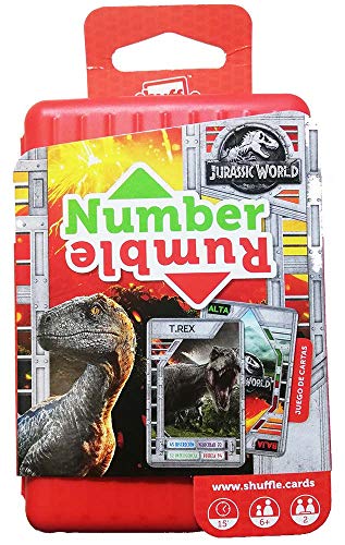 Shuffle Go Jurassic World Juego Naipes, Multicolor (Cartamundi 100241044)