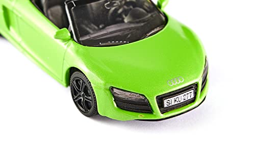 siku 1316, Audi R8 Spyder, Metal/Plástico, Colores surtidos, Vehículo de juguete para niños