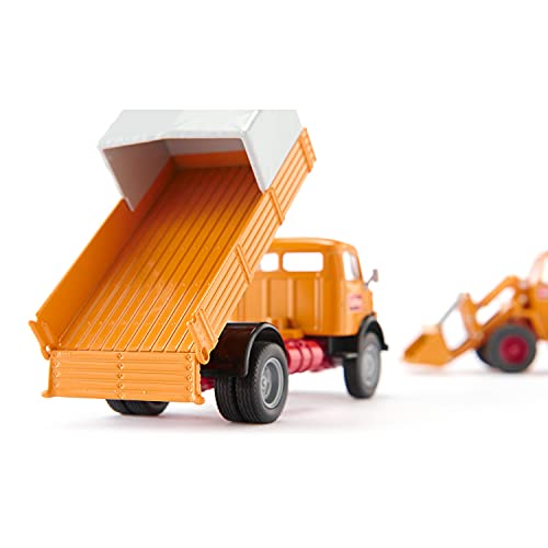 SIKU- Mercedes-Benz Construction Playset, Color Gelb (Sieper GmbH 4117)