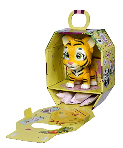 Simba- Pamper Petz Tigre, Mascota con Función de Huella Mágica, Bebe y Hace Pipí, a Partir de 3 años