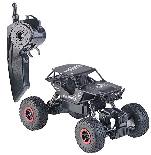 Simulus RC Automobile: Monster Truck telecomandato Rock Crawler, Radio da 2,4 GHz, 12 km / h (Monster Truck controllato da Remoto)