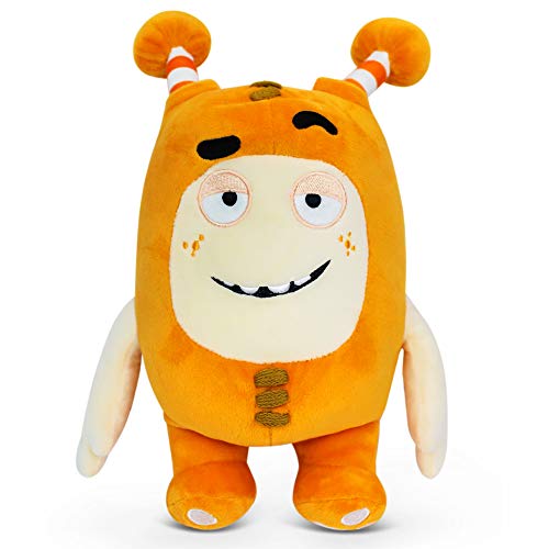 Slick Oddbods Juguete de Peluche Suave — para Niños y Niñas — Naranja (30cm de Altura)