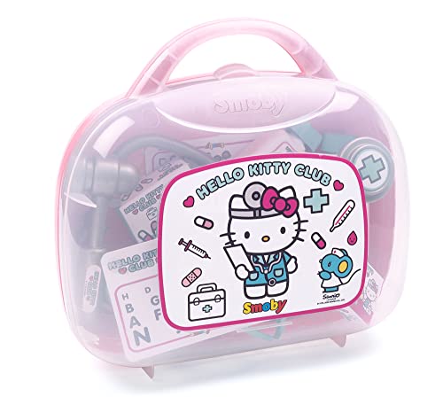 Smoby - Hello Kitty Maletín doctora, múltiples accesorios (Smoby 340102)