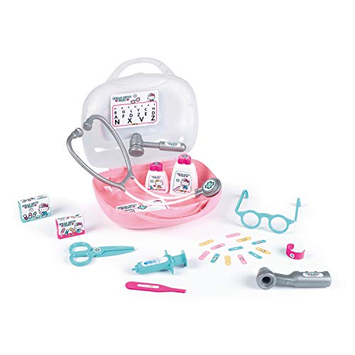 Smoby - Hello Kitty Maletín doctora, múltiples accesorios (Smoby 340102)